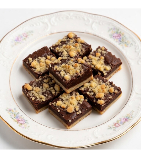 עוגת פירורים על שכבות שוקולד - מארז (בהשגחת הבד