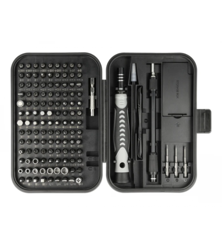 ערכת ביטים מדויקים S2 tool steel סט 130 יח