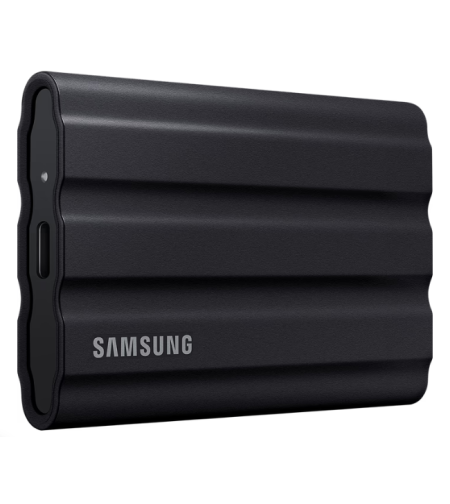 כונן SSD חיצוניMU-PE4T0S/WW Samsung Portable SSD T7 Shield - נפח 4TB - צבע שחור