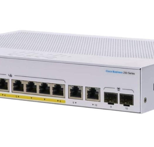 Cisco Business 8-Port Gigabit PoE CBS250-8P-E-2G-EU