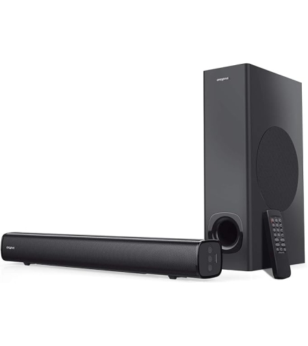 Creative Stage - 2.1 High Performance Under-monitor Soundbar with Subwoofer for TV, Computers, and Ultrawide Monitors