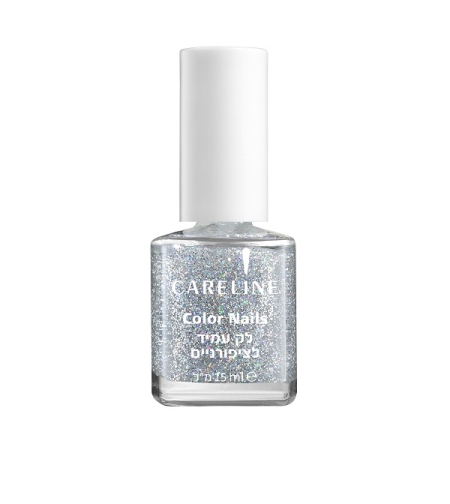 Color Nails לק עמיד נצנצים כסף שלג 39