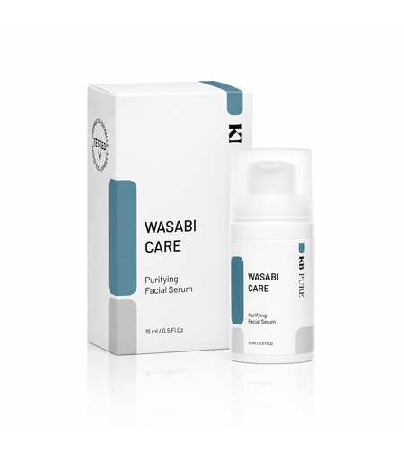 WASABI CARE | KB PURE – וואסבי סרום מטהר ומאזן לעור שמן, מעורב ובעייתי | קייבי פיור