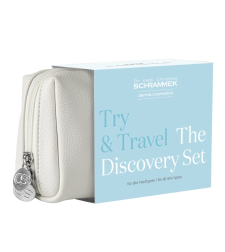 קיט נסיעות ד״ר שראמק /travel kit +תיק עור לבן יוקרתי במתנה