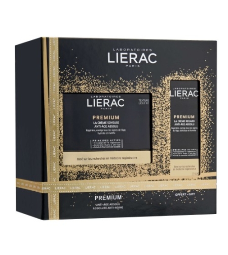 ערכת פרימיום אנטי איג'ינג LIERAC מתנה-קרם עיניים