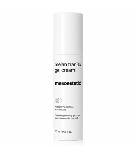 Mesoestetic Melan Tran3X Gel Cream | קרם ג'ל מדכא מלנין לטיפול בפיגמנטציה וכתמי עור - מזואסתטיק