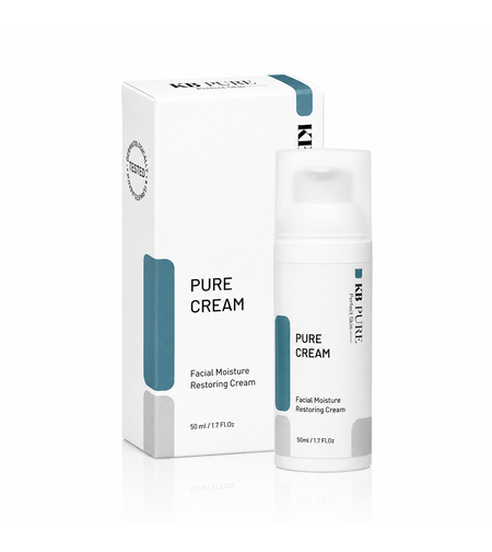 PURE CREAM | KB PURE –  פיור קרם לחות מאזן לעור שמן, מעורב ובעייתי | קייבי פיור