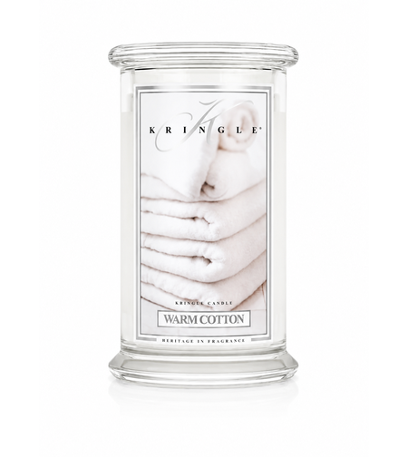 Warm Cotton | Country Candle – נר ריחני בניחוח מצעים נקיים, כותנה לבנה ומושק