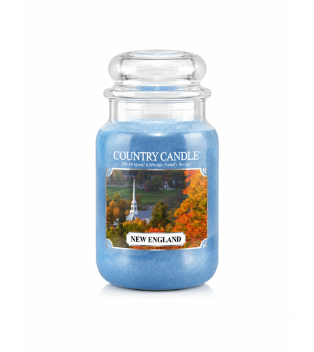 New England | Country Candle – נר ריחני בניחוח שלכת, עצים וטבע כפרי