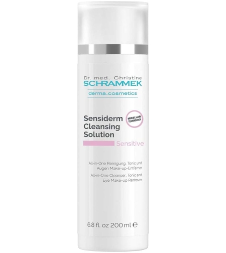 מי פנים לעור רגיש 3 ב-1- מסיר איפור פנים ועיניים, טונר מאזן sensiderm cleansing solution ד