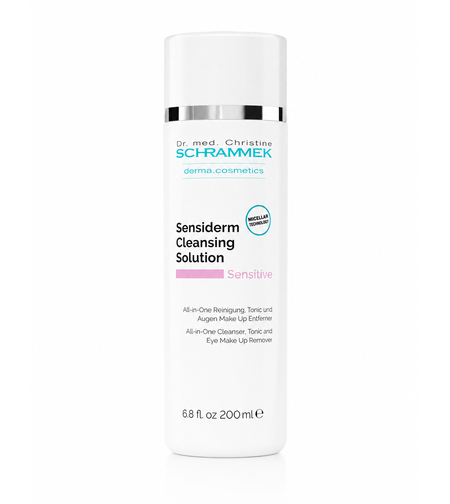 Sensiderm Cleansing Solution – מי פנים 3 ב־1 לעור רגיש | מסיר איפור, מנקה ומאזן | ד
