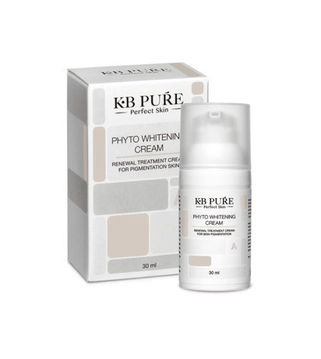 PHYTO WHITENING CREAM | KB PURE – פיטו קרם הבהרה לטיפול בפיגמנטציה וכתמי עור | קייבי פיור