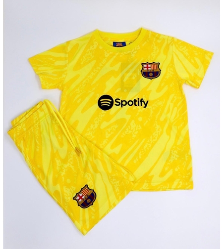 חליפות כדורגל לילדים – חולצה + מכנס | ברצלונה שוער