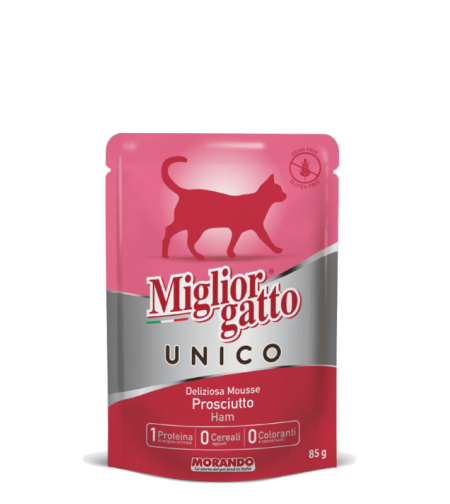 מיגליאור פאוץ' בטעם חזיר מעדן לחתול - 85 גר' Miglior gatto