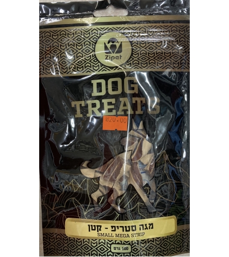 חטיף לכלב - מגה סטריפ קטן (רצועות סנדוויץ' קטנות) Dog treats