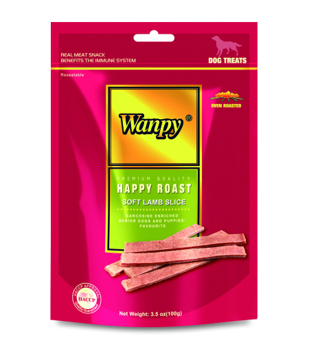 חטיף לכלב וונפי רצועות כבש רכות -Wanpy