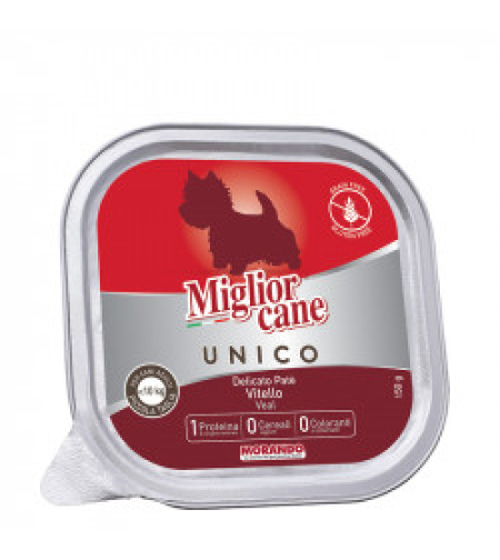 מיגליאור פטה בטעם עגל מעדן לכלב - 150 גר' Miglior cane