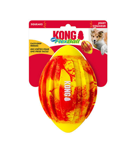 כדור פוטבול גמיש לכלב KONG FlexBall Football