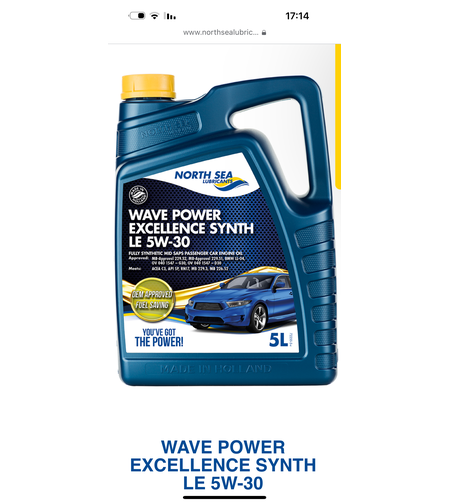 שמן מנוע Wave Power NSL SINT 5W30