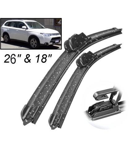 סט מגבים למיצובישי אאוטלנדר מ2013 -18 -26