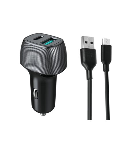 מטען לרכב QC18W+PD20W+כבל Miracase MICRO