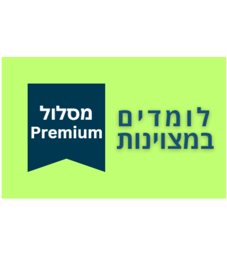 לומדים במצוינות - מסלול PREMIUM