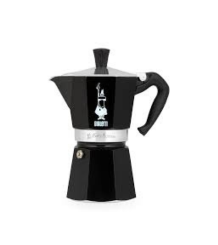 מקינטה מוקה אקספרס - שחור - 3 כוסות Bialetti Moka Express