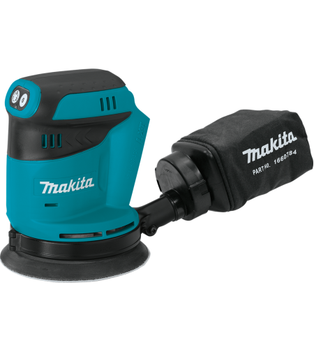 גוף מלטשת אקצנטרית נטענת 5'' MAKITA DBO180Z / XOB01Z 18V