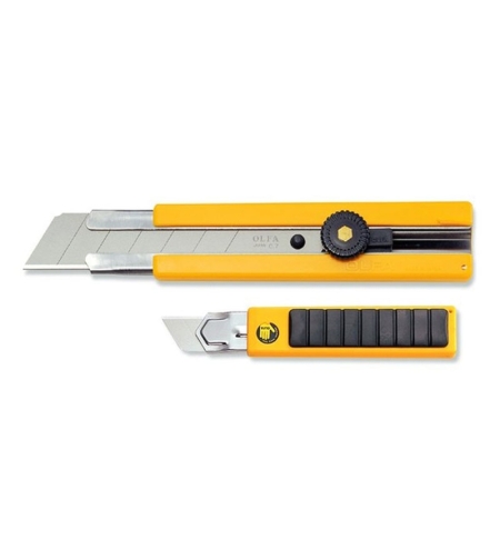 OLFA 25mm H-1 Extra Heavy-Duty Rubber Inset Utility Knife