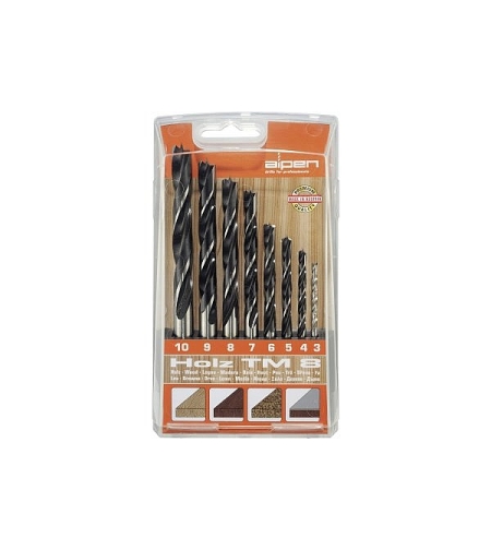 Alpen Holz TM 8 Wood Drill Bits Set