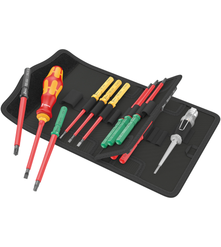 סט מברגים מתחלף 16 חל' מבודד Wera 1000V