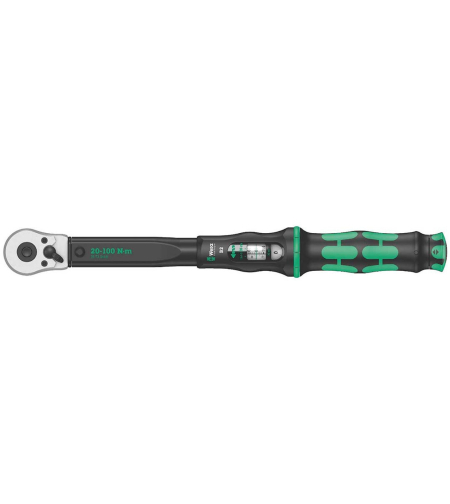 Wera Click-Torque B 2 torque wrench with reversible ratchet, 20-100 Nm