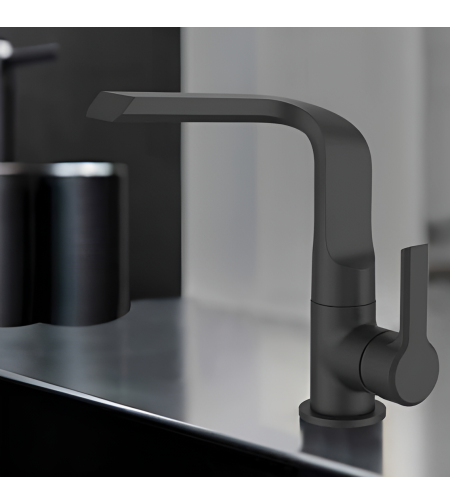 ברז לכיור אמבטיה ZV124 שחור