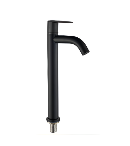 ברז מים קרים גבוה דגם פנמה שחור