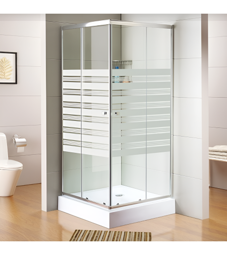 מקלחון הזזה פינתי