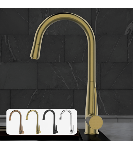 ברז מטבח נשלף OB808 במגוון צבעים