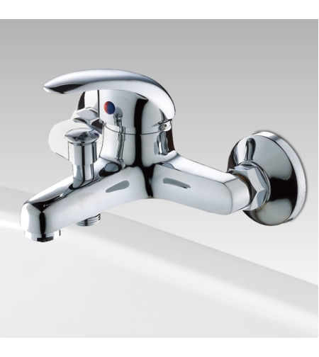 ברז סוללה לאמבטיה כולל צינור ומזלף 