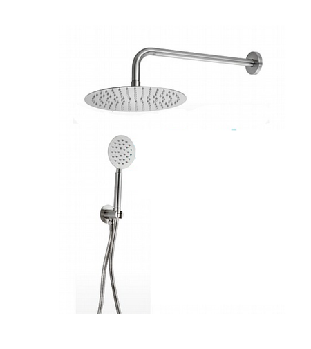 סט קומפלט למקלחת ונציה ניקל מוברש