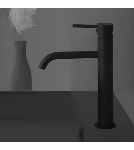 ברז לכיור אמבטיה ZV445 שחור מט