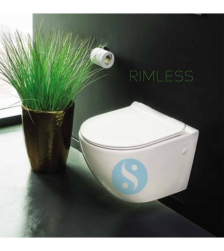 אסלה תלויה דגם איילנד לבן