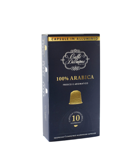 10 קפסולות קפה של Diemme - מתאים גם למכונות נספרסו