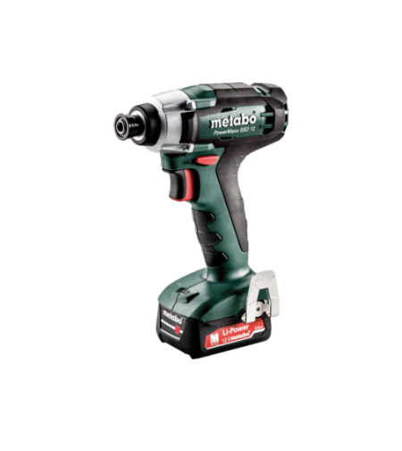 מברגת אימפקט נטענת 12V דגם POWERMAXX SSD 12 Metabo