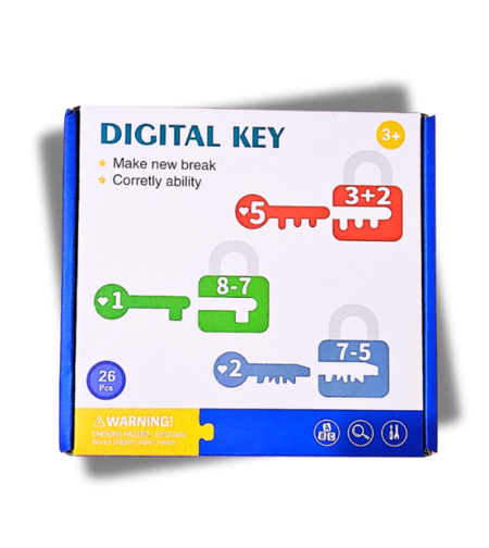 لعبة قفل المفاتيح التعليمية - جمع وطرح