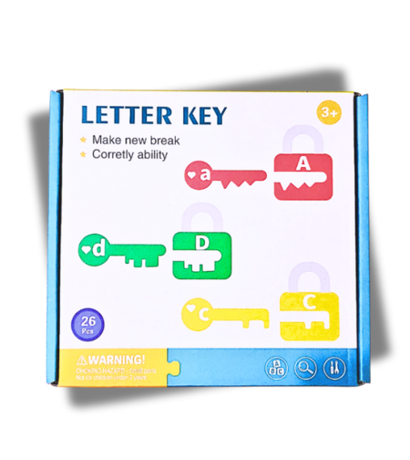 لعبة قفل الحروف التعليمية - الحروف الانجليزية