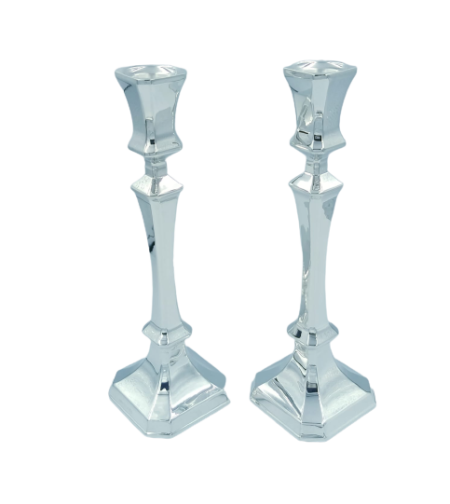 pure silver Paris S candlesticks