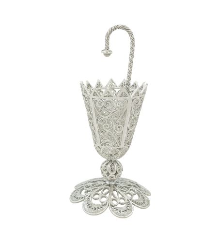 Pure silver toothpick umbrella