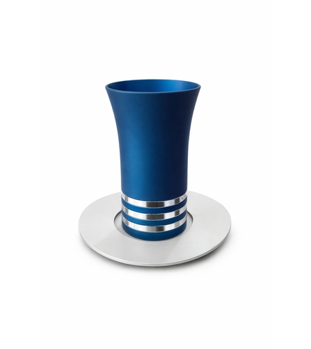 סט קידוש אלון כחול