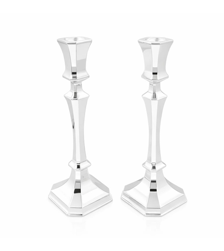 pure silver Paris S candlesticks