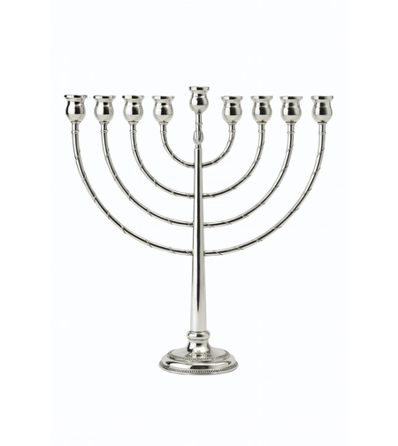 Pure silver class menorah