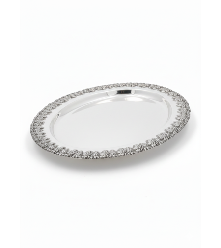 מגש גפן כסף טהור